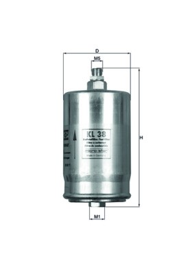 MAHLE ORIGINAL KL 38 Číslo výrobce: 77492143. EAN: 4009026006573.