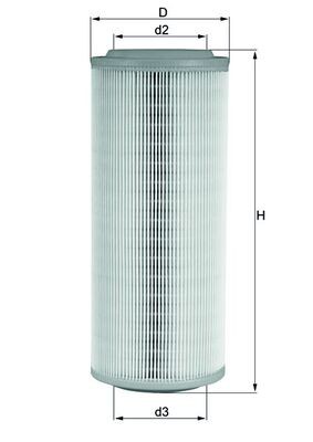 MAHLE ORIGINAL LX 855 Číslo výrobce: 78445579. EAN: 4009026104262.