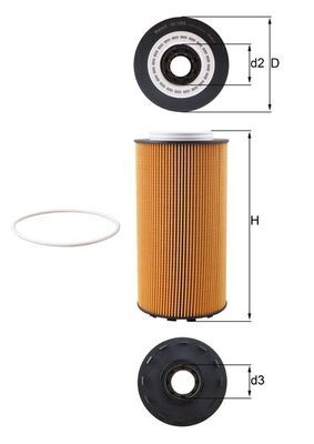 MAHLE ORIGINAL OX 1293D Číslo výrobce: 72519000. EAN: 4057635183321.