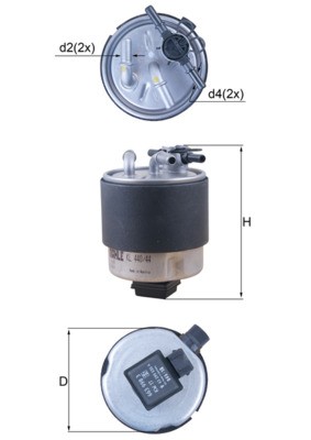 MAHLE ORIGINAL KL 440/44 Číslo výrobce: 72452450. EAN: 4009026976999.