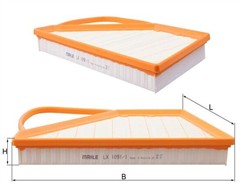 MAHLE ORIGINAL LX 1091/1