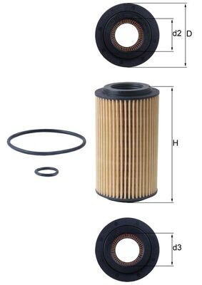 MAHLE ORIGINAL OX 153D4 Číslo výrobce: 78558868. EAN: 4009026205143.