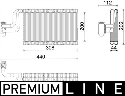MAHLE ORIGINAL AE 191 000P Číslo výrobce: 72525739. EAN: 4057635191159.