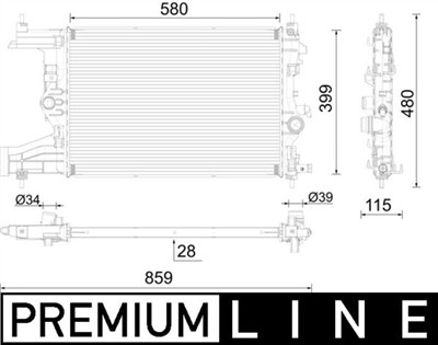 MAHLE ORIGINAL CR 2116 000P Číslo výrobce: 16486887. EAN: 4057635189163.
