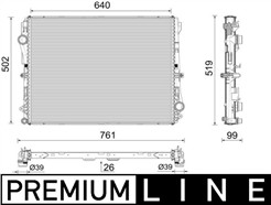 MAHLE ORIGINAL CR 2604 000P