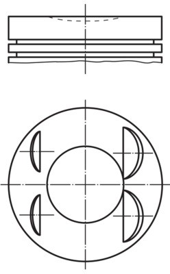 MAHLE ORIGINAL 021 PI 00127 000 Číslo výrobce: 72 L 71. EAN: 4057635183567.