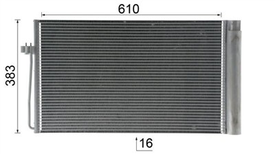 MAHLE ORIGINAL AC 345 000P Číslo výrobce: 351301331. EAN: 4057635021470.