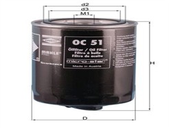MAHLE ORIGINAL OC 51 OF