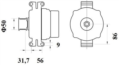 MAHLE ORIGINAL MG 1060 Číslo výrobce: 11209679. EAN: 3838922815306.