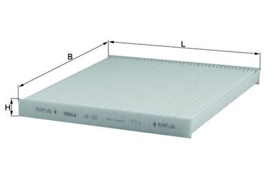 MAHLE ORIGINAL LA 107 Číslo výrobce: 76832117. EAN: 4009026507629.