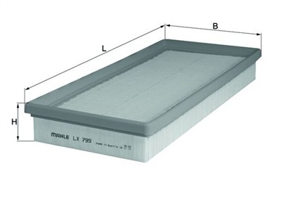 MAHLE ORIGINAL LX 799 Číslo výrobce: 79857749. EAN: 4009026010662.