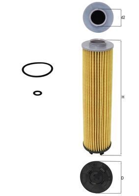 MAHLE ORIGINAL OX 1340D Číslo výrobce: 72531838. EAN: 4057635205900.