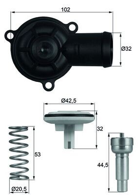 MAHLE ORIGINAL TI 220 87D Číslo výrobce: 72352695. EAN: 4009026933459.