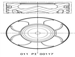 MAHLE ORIGINAL 011 PI 00117 000
