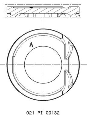 MAHLE ORIGINAL 021 PI 00132 002 Číslo výrobce: 79 L 164. EAN: 4057635183611.