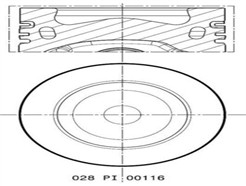 MAHLE ORIGINAL 028 PI 00116 000