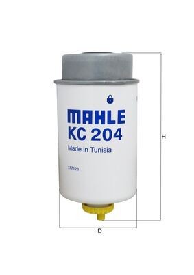 MAHLE ORIGINAL KC 204 Číslo výrobce: 72587677. EAN: 4009026509876.