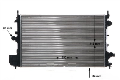 MAHLE ORIGINAL CR 835 001S Číslo výrobce: 8MK 376 735-065. EAN: 4057635090131.
