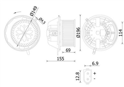 MAHLE ORIGINAL AB 219 000S Číslo výrobce: 351149784. EAN: 4057635016087.