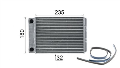 MAHLE ORIGINAL AH 77 000P Číslo výrobce: 351311181. EAN: 4057635045599.