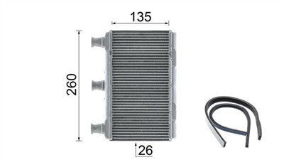 MAHLE ORIGINAL AH 115 000P Číslo výrobce: 351312161. EAN: 4057635046084.