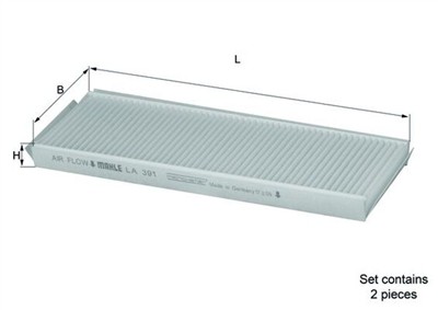 MAHLE ORIGINAL LA 391/S Číslo výrobce: 70356503. EAN: 4009026511947.