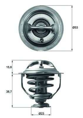 MAHLE ORIGINAL TX 117 95D Číslo výrobce: 72352159. EAN: 4009026933299.