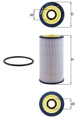 MAHLE ORIGINAL OX 1311D Číslo výrobce: 72539254. EAN: 4057635213905.