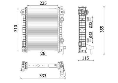 MAHLE ORIGINAL CR 2706 000P Číslo výrobce: 72541251. EAN: 4057635215831.