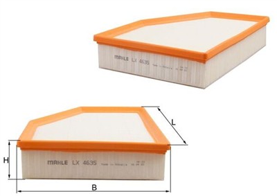 MAHLE ORIGINAL LX 4635 Číslo výrobce: 72474589. EAN: 4057635007887.