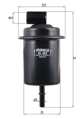 MAHLE ORIGINAL KL 453 Číslo výrobce: 76831275. EAN: 4009026503768.