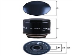 MAHLE ORIGINAL OC 593/3