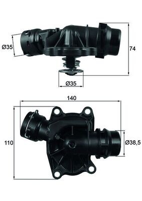 MAHLE ORIGINAL TI 233 88 Číslo výrobce: 72371364. EAN: 4009026937853.