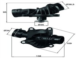 MAHLE ORIGINAL TI 234 88