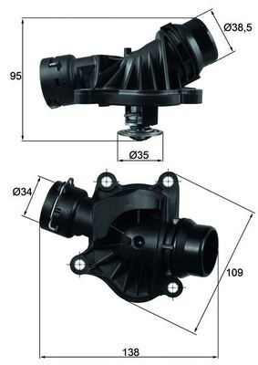 MAHLE ORIGINAL TI 234 88 Číslo výrobce: 72371361. EAN: 4009026937839.