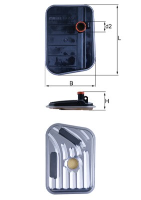 MAHLE ORIGINAL HX 273 Číslo výrobce: 72552650. EAN: 4057635220521.