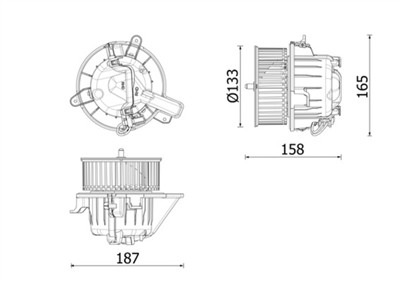 MAHLE ORIGINAL AB 331 000P Číslo výrobce: 72559367. EAN: 4057635223867.