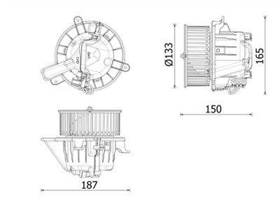 MAHLE ORIGINAL AB 332 000P Číslo výrobce: 72559553. EAN: 4057635223904.