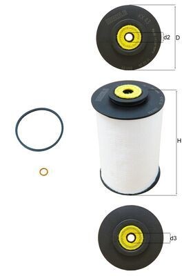 MAHLE ORIGINAL KX 43 Číslo výrobce: 72589440. EAN: 4009026004708.