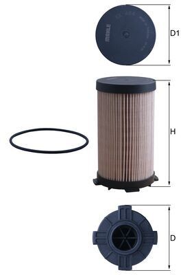 MAHLE ORIGINAL KX 484D Číslo výrobce: 72563965. EAN: 4057635230278.