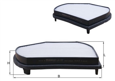 MAHLE ORIGINAL LA 37 Číslo výrobce: 72557786. EAN: 4009026507063.