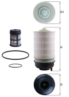 MAHLE ORIGINAL KX 581KIT Číslo výrobce: 72540300. EAN: 4057635215442.