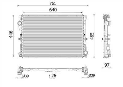 MAHLE ORIGINAL CR 2640 001P Číslo výrobce: 72567095. EAN: 4057635235143.