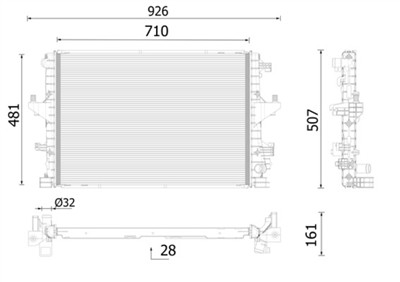 MAHLE ORIGINAL CR 2746 000P Číslo výrobce: 16480681. EAN: 4057635234733.