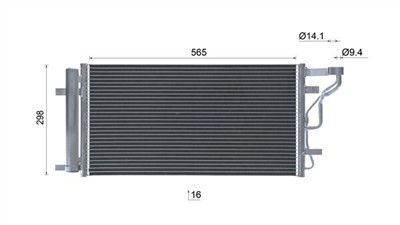 MAHLE ORIGINAL AC 1152 000S Číslo výrobce: 72559148. EAN: 4057635223782.