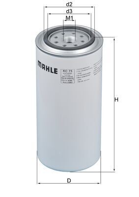 MAHLE ORIGINAL KC 75 Číslo výrobce: 78798738. EAN: 4009026047255.