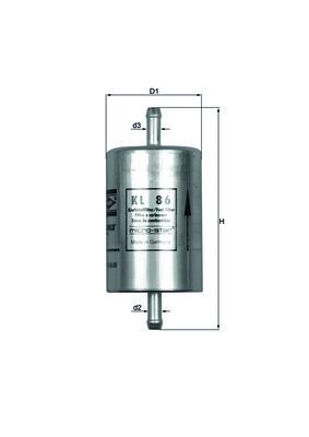 MAHLE ORIGINAL KL 86 Číslo výrobce: 78756991. EAN: 4009026033074.