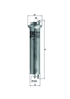 MAHLE ORIGINAL KL 96 Číslo výrobce: 79881509. EAN: 4009026071878.