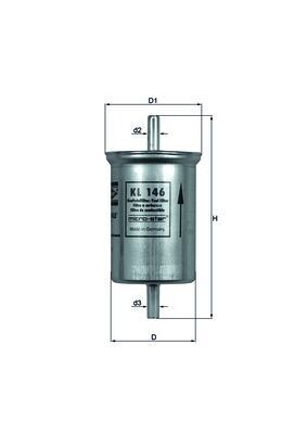 MAHLE ORIGINAL KL 146 Číslo výrobce: 79642927. EAN: 4009026070468.