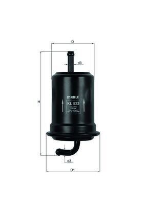 MAHLE ORIGINAL KL 523 Číslo výrobce: 70353548. EAN: 4009026601365.